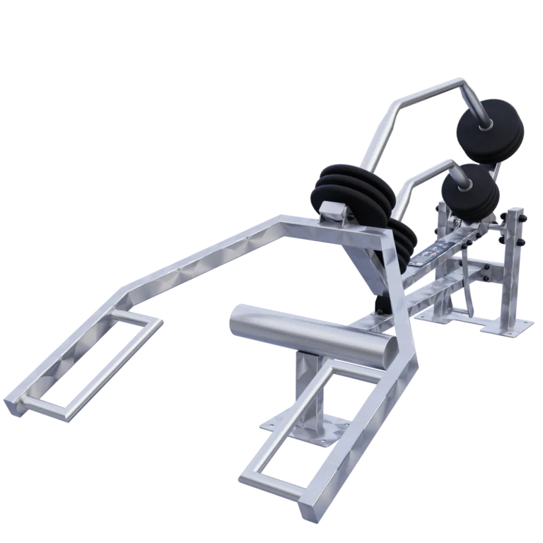 vGYM Multilift – station de levage extérieure pour soulevé de terre avec disques et surface d’appui